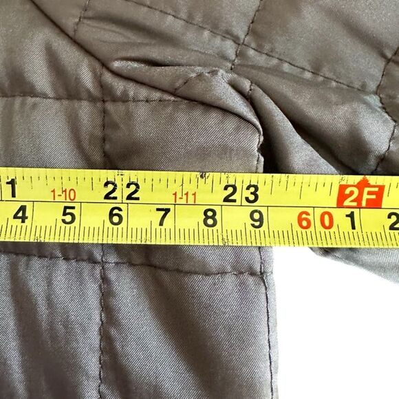 Lands' End Womens Quilted Insulated Lightweight Barn Chore Jacket, Brown Size XL - Picture 5 of 10